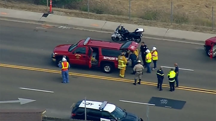 Gas Line Break in Chula Vista Shuts Down Freeway NBC 7