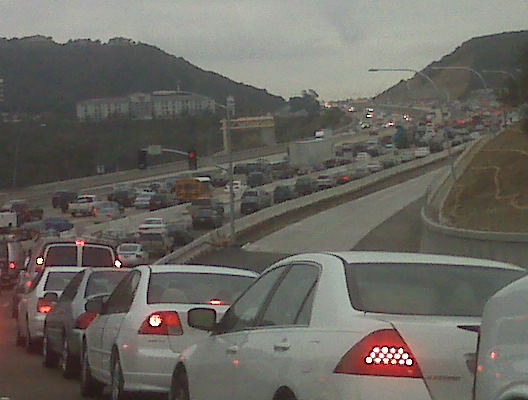 Crash on Interstate 15