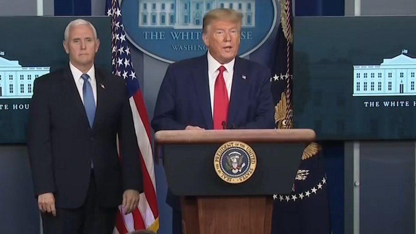 Trump: ‘We're Going to Go Through a Very Tough Two Weeks'