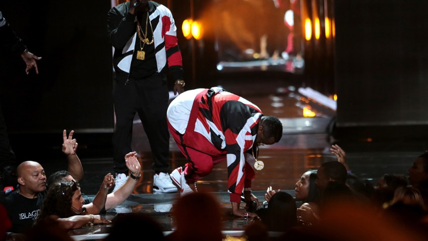 Diddy Falls at BET Awards