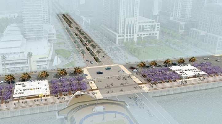 Embarcadero Redesign Gets Go Ahead Nbc 7 San Diego
