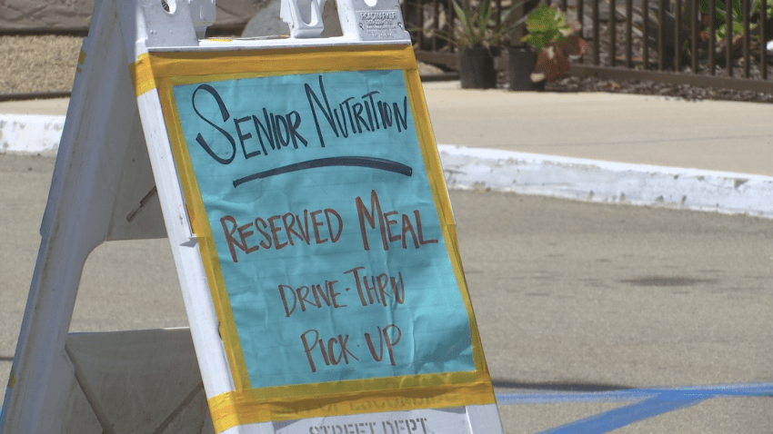 Sign Outside Escondido Senior Center