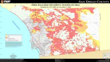 Fire Hazard Severity Zones in SRA