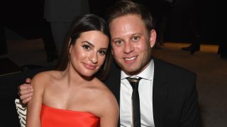 In this Jan. 6, 2019, file photo, Lea Michele (L) and Zandy Reich attend the 2019 InStyle and Warner Bros. 76th Annual Golden Globe Awards Post-Party at The Beverly Hilton Hotel in Beverly Hills, California.