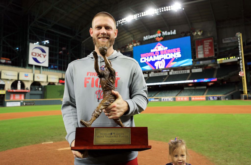 Image result for stephen strasburg world series mvp