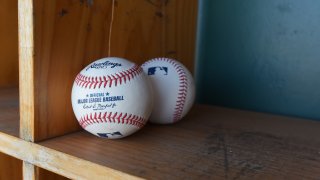 Two baseballs