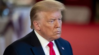 U.S. President Donald Trump attends the 'Spirit of America Showcase' at the White House in Washington, D.C., U.S., on Thursday, July 2, 2020.