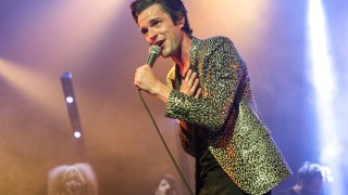 The Killers (Brandon Flowers pictured) head into Pechanga Arena in August.