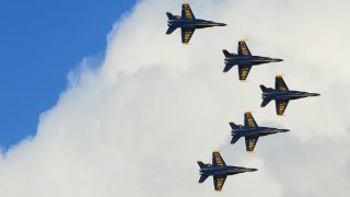 USA: Military: Blue Angels Perform During Miramar Air Show