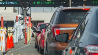 Otay Mesa Border Cars in Line