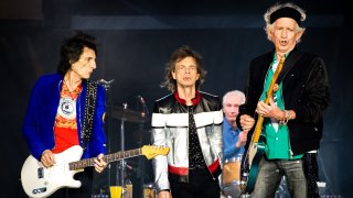 The Rolling Stones perform live on stage at London Stadium on May 22, 2018 in London, England.