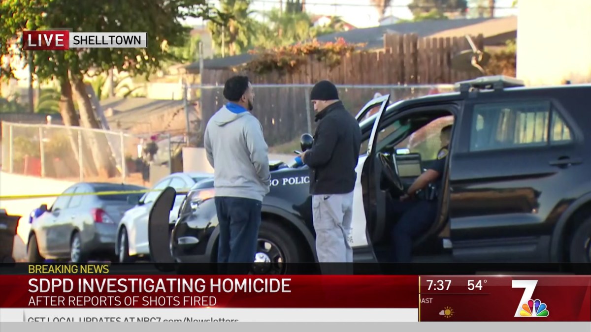 San Diego Police Investigating Homicide In Shelltown Nbc 7 San Diego