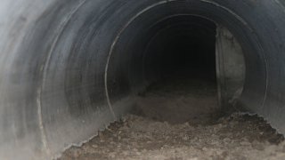 Immgirants-in-Draining-Pipe