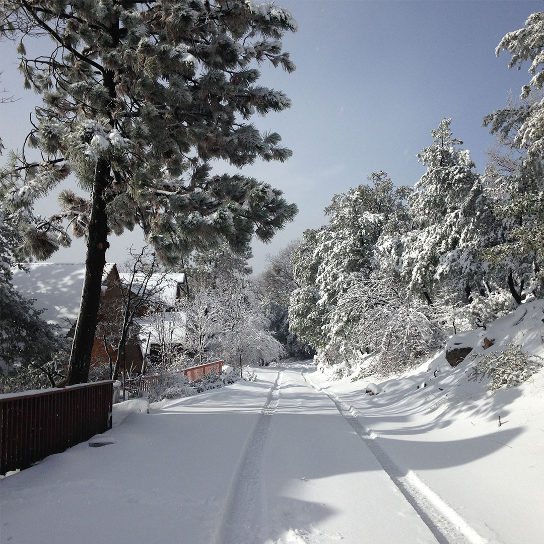 James Win sent in this photo of a winter wonderland in Lake Arrowhead on January 7, 2016. 