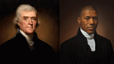 Image of Thomas Jefferson Alongside Black Descendant Holds ‘a Mirror' to America