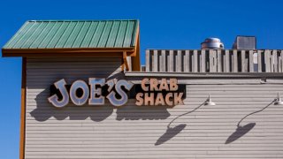 The entrance to Joe's Crab Shack at Fisherman's Wharf is viewed on April 15, 2013, in San Francisco, California.