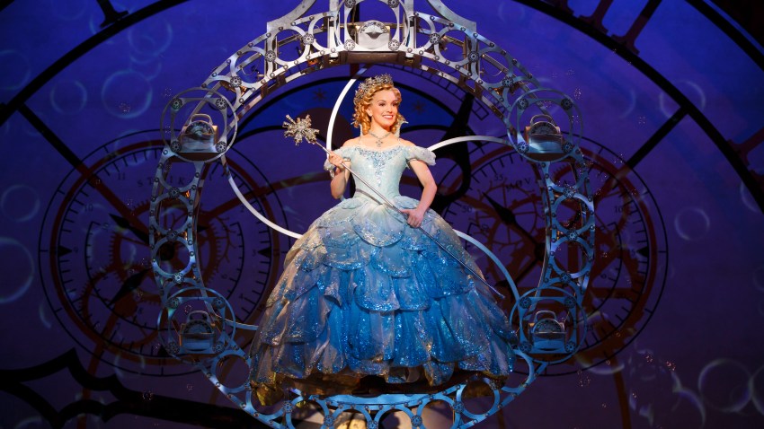 Kara Lindsay as Glinda (Photo by Joan Marcus)