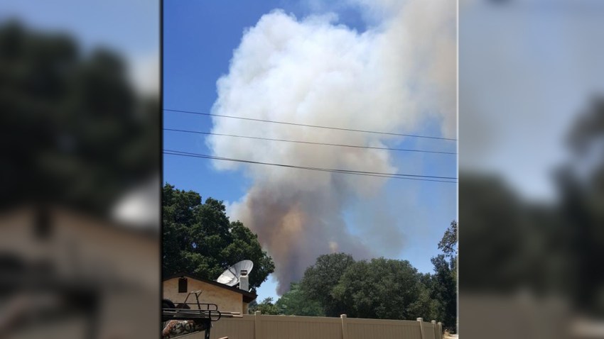 Lake Morena fire 2