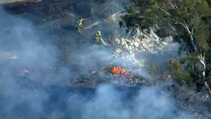 Brush Fire Spotted on SR-67 – NBC 7 San Diego