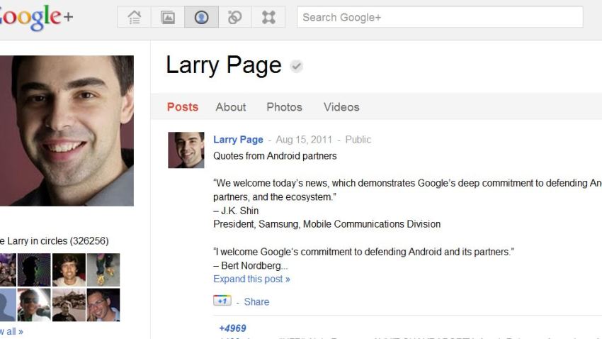 LarryPageGooglePlus