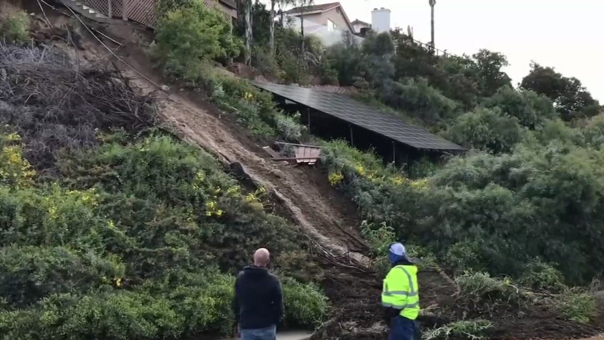 Mudslide in Rancho Peñasquitos Threatens Hilltop Home – NBC 7 San Diego