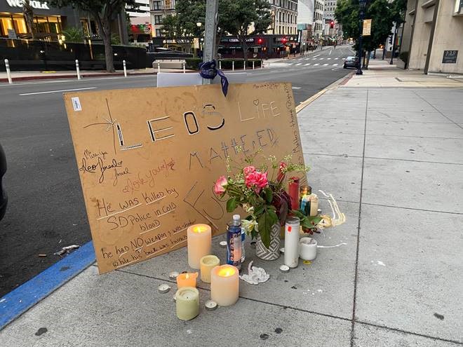 Leo Memorial in Downtown San Diego