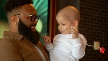 Cancer patient meets singer blanco brown