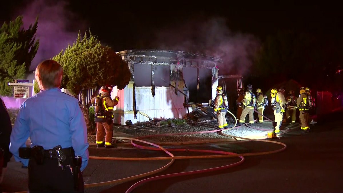 Mobile Home Fire ‘Suspicious in Nature’ in El Cajon NBC 7 San Diego
