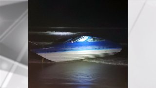 Boat found ashore Coronado state Beach
