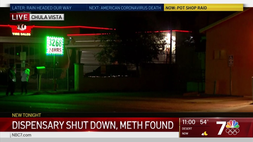 Meth Cash Pot Seized From Illegal Dispensary In Chula Vista
