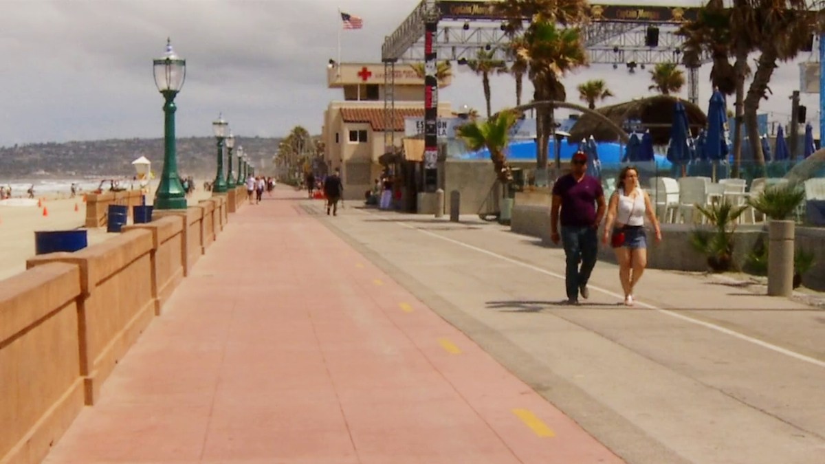 Mission Beach Seawall Restoration Celebrated NBC 7 San Diego