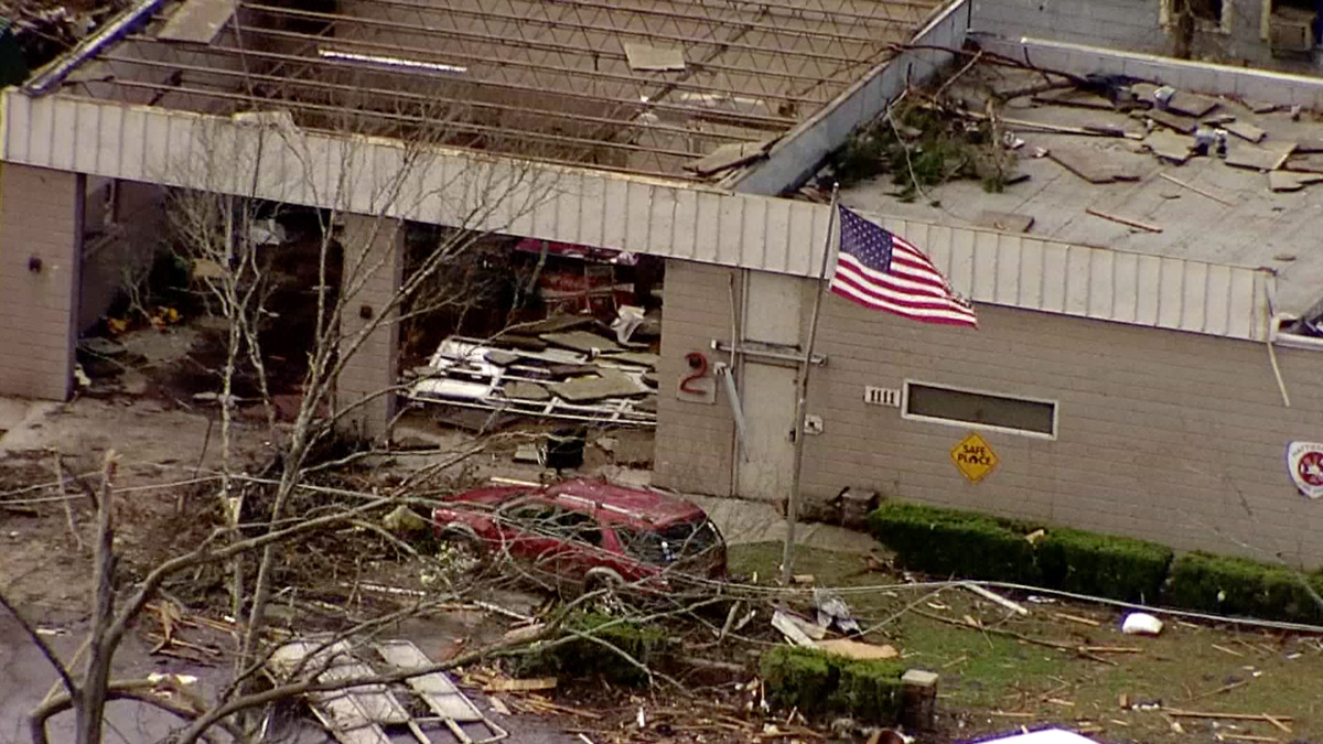 Aerial Footage Shows Damages From Mississippi Tornado NBC 7 San Diego