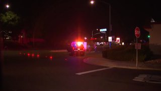 The scene of a deadly hit-and-run crash in the Rolando neighborhood.