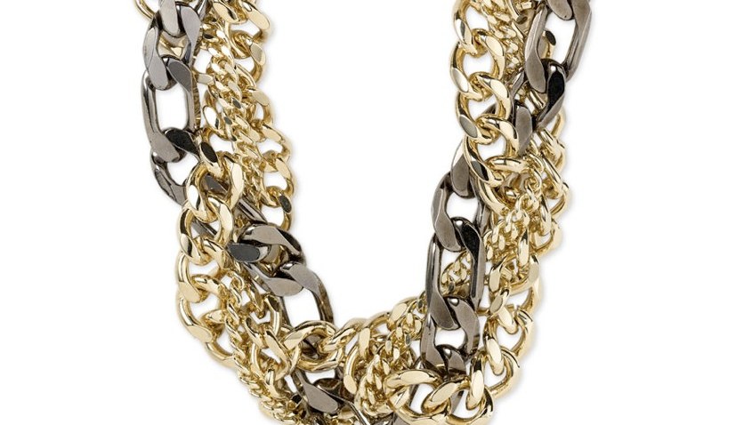 Nordstrom Braided Chain Necklace