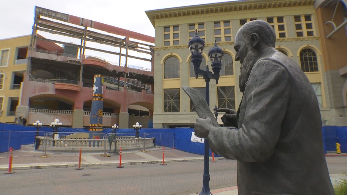 Demolition Underway to Transform Horton Plaza Into Tech Hub NBC 7 San