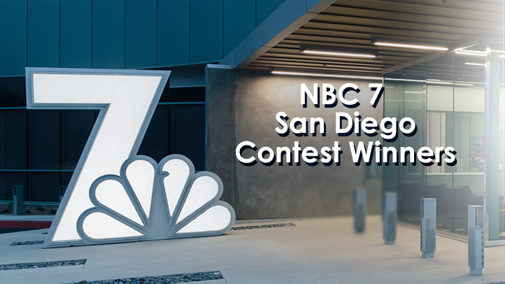Nbc 7 San Diego Contest Winners Nbc 7 San Diego