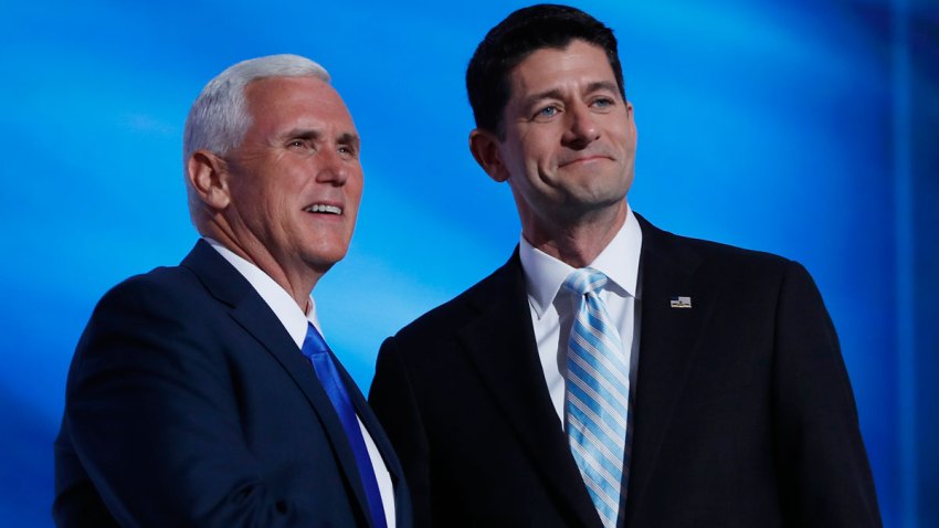 Mike Pence Backs Paul Ryan Breaking With Donald Trump Nbc 7 San Diego