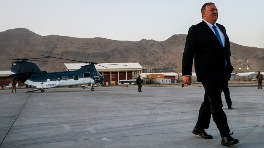 APTOPIX Afghanistan US Pompeo