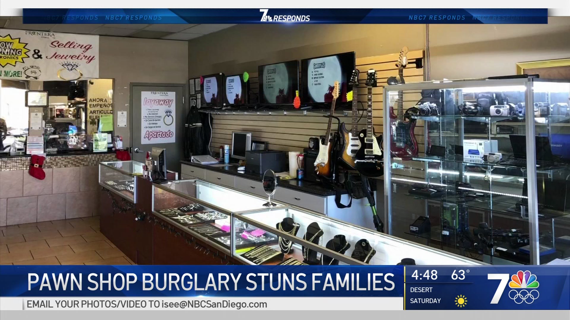 Escondido Pawn Shop Break-in Leaves People Without Answers – NBC 7 San Diego