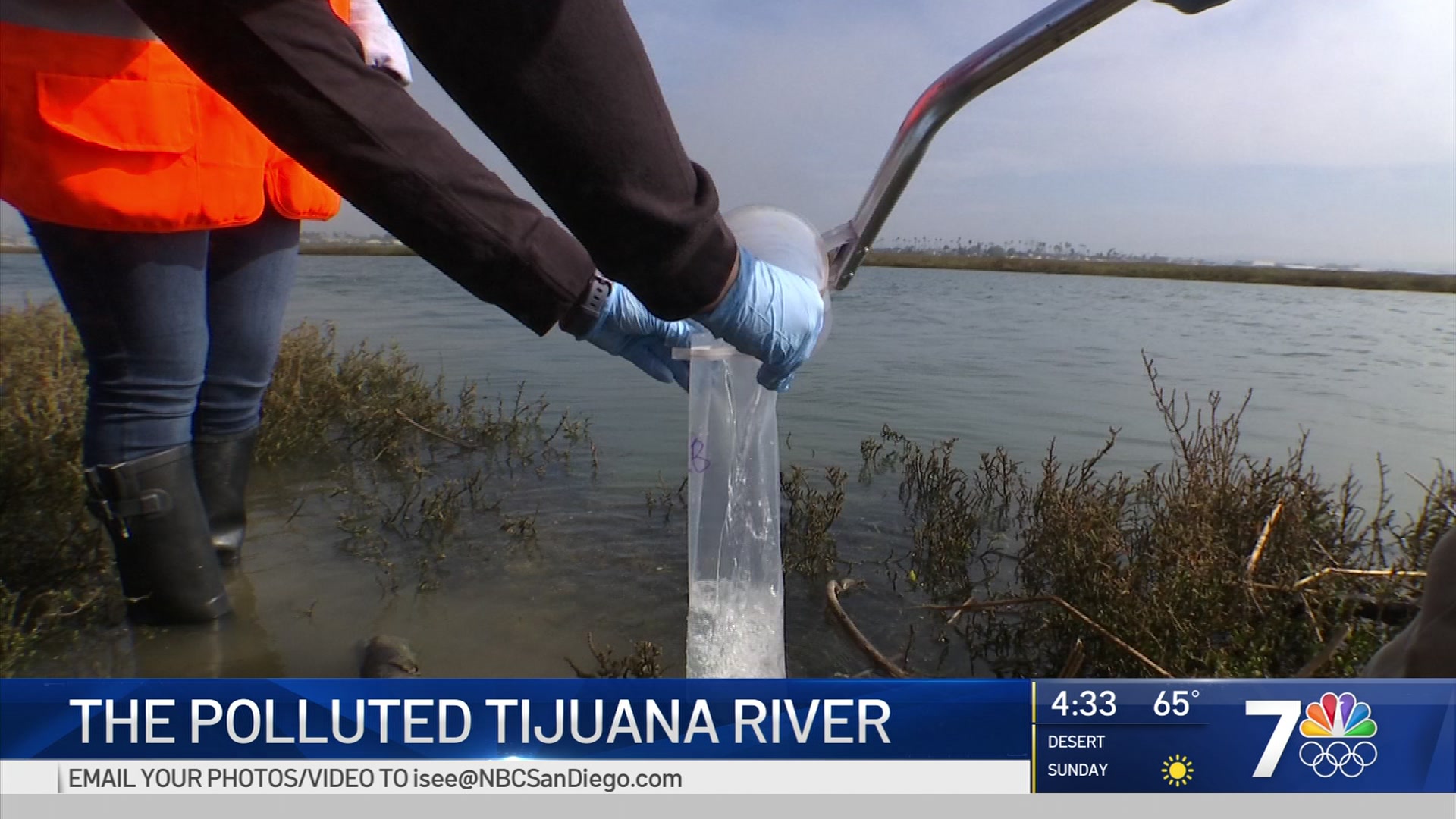 SDSU Students Test Water in Tijuana River Valley Ahead of Rain Storm