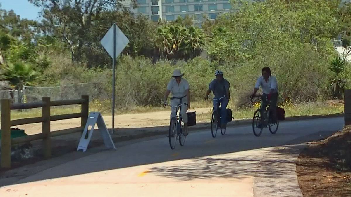 San Diego River Trail Bike Path Opens NBC 7 San Diego
