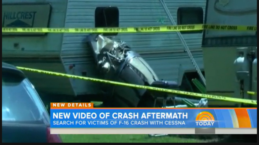 Today Screenshot of Video of Crash Aftermath