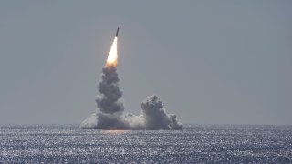 Unarmed test missile launches off of San Diego Coast
