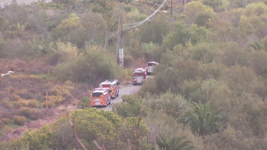 TZ BRUSHFIRE OCEANSIDE SAN LUIS REY RIVER(