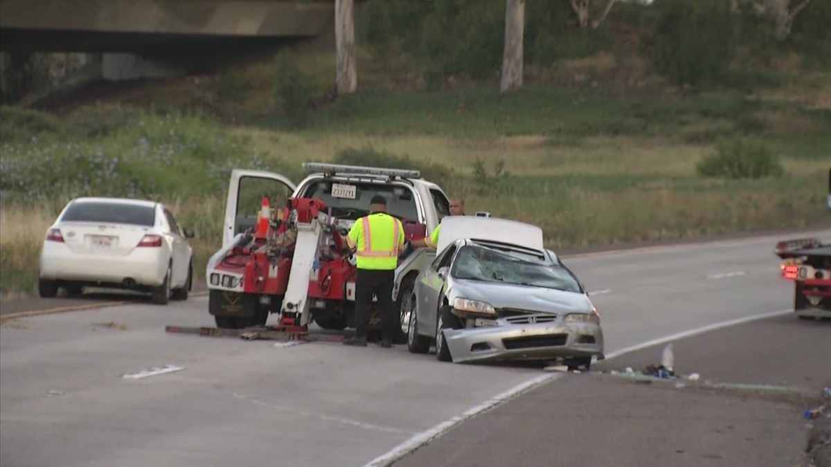 Multiple Cars Involved in Crash on I805 Near City Heights