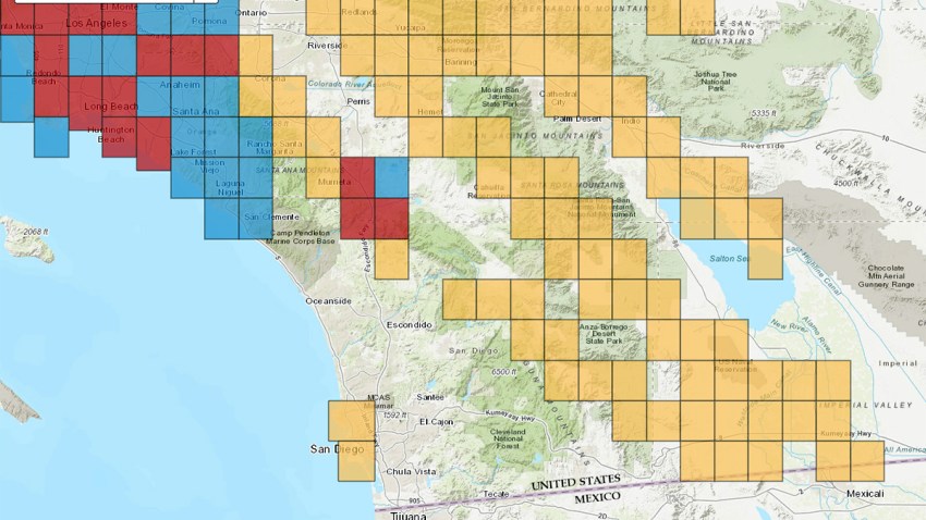 New Quake Map Shows Hazard Zones In San Diego County Nbc 7 San Diego
