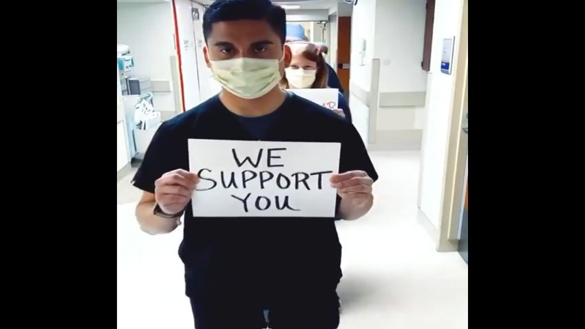 Scripps Mercy Staffers Support Fellow Nurses With Video