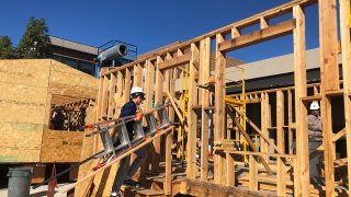 Future veteran homes under construction