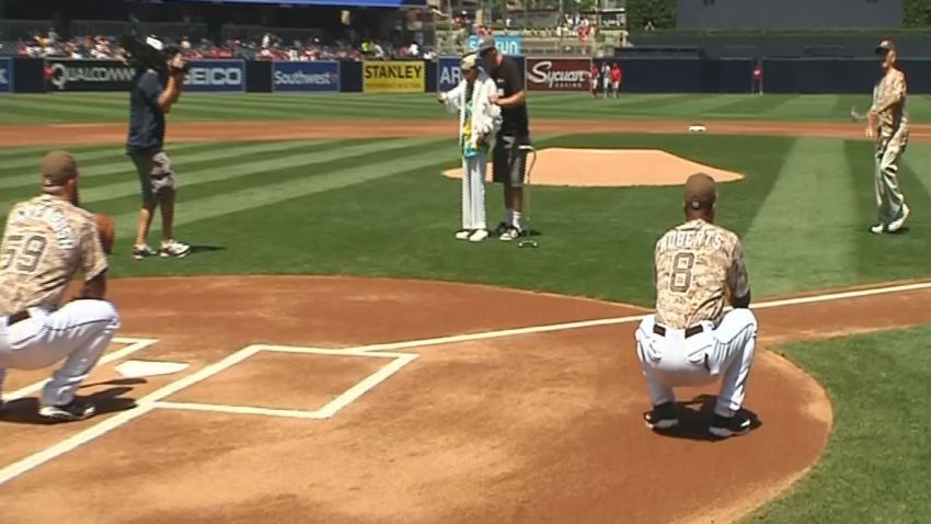 WW II Veterans 1st Pitch