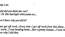 Excerpt from Wilson Jr Investigation